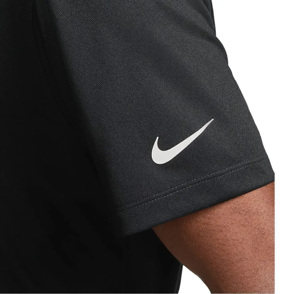 NIKE GOLF Dri Fit Men's BLACK SS Polo Shirt, Size XL - Picture 4 of 14